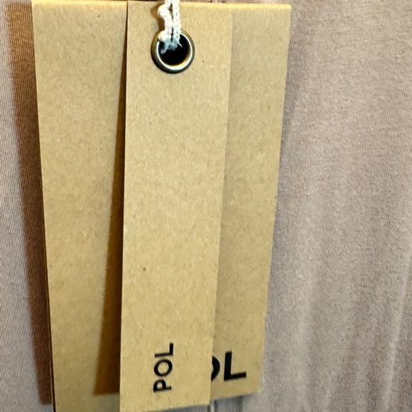 POL Women's Button Down Tan Midi Skirt Size Small Oversized New With Tags - Picture 6 of 6